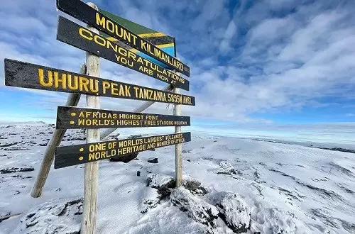 Mount Kilimmanjaro - The roof of Africa