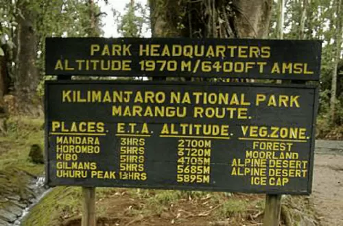 Marangu route reviews