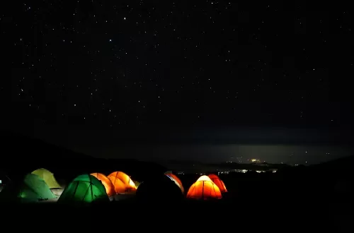 Sleeping accommodations on Mount Kilimanjaro in 2023 and 2024